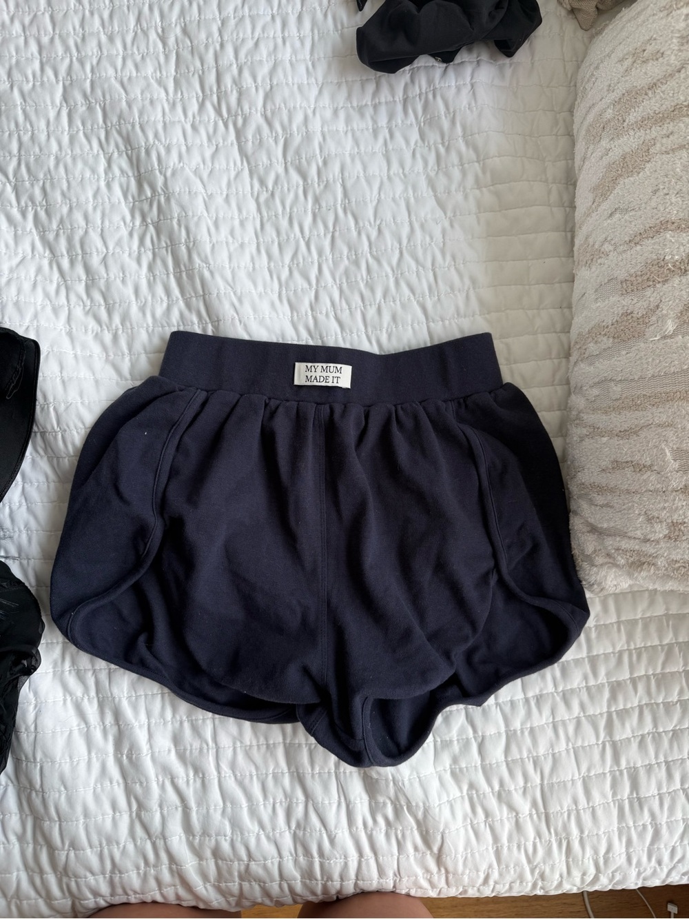 My Mum Made It Black Women's Athletic Shorts